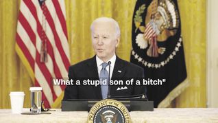 INSULTO Y DISCULPA. Joe Biden debió llamar ayer para disculparse a Peter Doocy, periodista del canal conservador Fox News, a quien insultó tras una reunión en la Casa Blanca. Este preguntó si la inflación podría ser un lastre electoral, a lo cual el mandatario masculló ironizando: “No, es una gran ventaja… ¡Qué estúpido hijo de puta!”. Puesto en evidencia por videos, el demócrata quedó envuelto en una fuerte polémica.