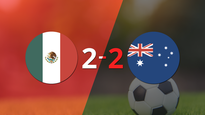 mexico empato 2 a 2 en un amistoso frente a australia