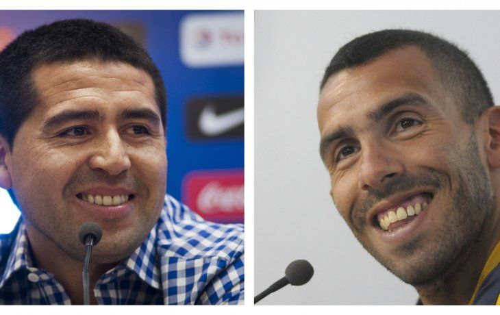 Riquelme y Tevez limaron asperezas antes de las elecciones en Boca.