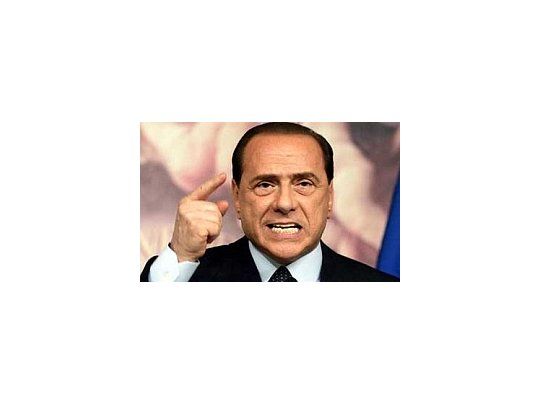 El Primer Ministro de Italia, Silvio Berlusconi.