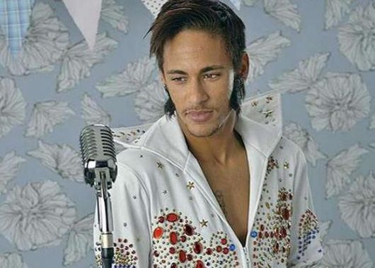Neymar se disfrazó para una publicidad de helados.