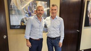 Rogelio Frigerio y Mauricio Macri se reunieron en Vicente López.&nbsp;