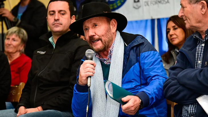 El peronista Gildo Insfr&aacute;n, gobernador de Formosa.