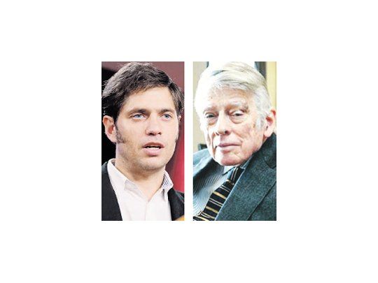 Axel Kicillof y Thomas Griesa