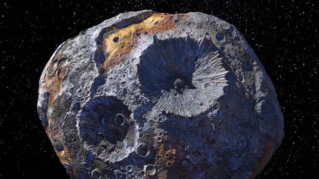 Este cuerpo celeste 12 trillones de kilos de metales