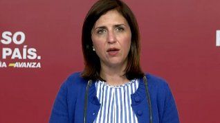 Esther Peña, vocera del PSOE.