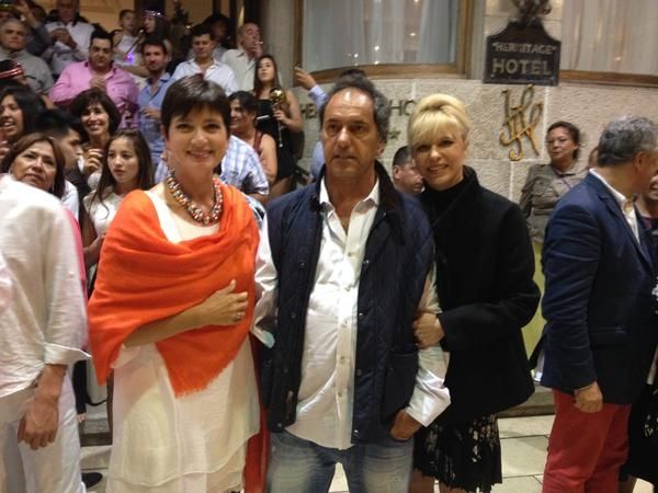 Daniel Scioli recibió el 2015 en Mar del Plata.