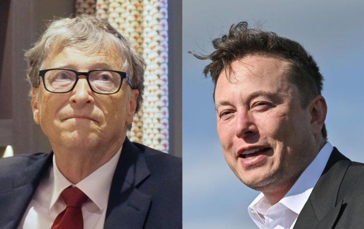 Bill Gates y Elon Musk: dos de los magnates que sueñan con su propia ciudad.