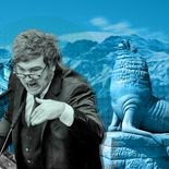 El Presidente, en un clima de alta temperatura política durante la noche inaugural en el Congreso. El Presidente, en un clima de alta temperatura política durante la noche inaugural en el Congreso.