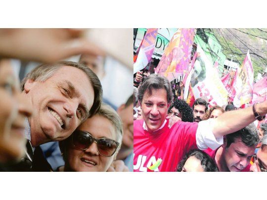 GRIETA. Para los analistas, la elección del domingo es la más polarizada en la historia del país. Los votos se dividirán entre el rechazo al PT y el respaldo al expresidente preso, Lula da Silva.