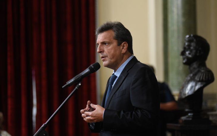 Sergio Massa: El bloque del Frente de Todos no se quebró, votó dividido en una votación.
