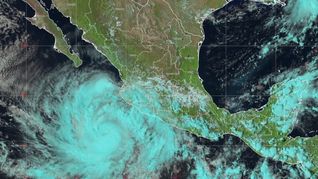 Hay alerta máxima por el recorrido de Priscilla. 