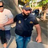 El momento de la detención de Fernando N en Buenos Aires. El momento de la detención de Fernando N en Buenos Aires.