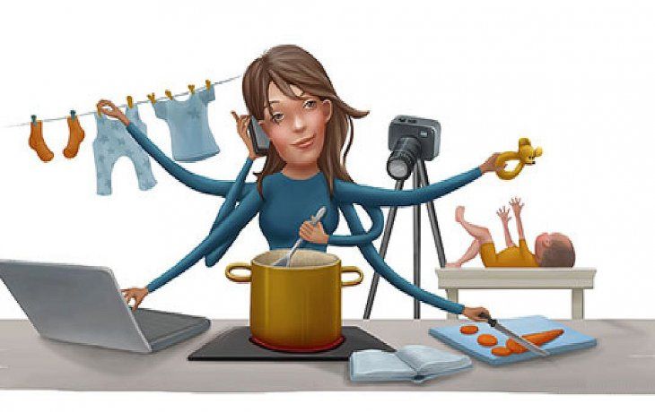 ámbito.com | Mujeres tareas cuidado hijos trabajo.jpg