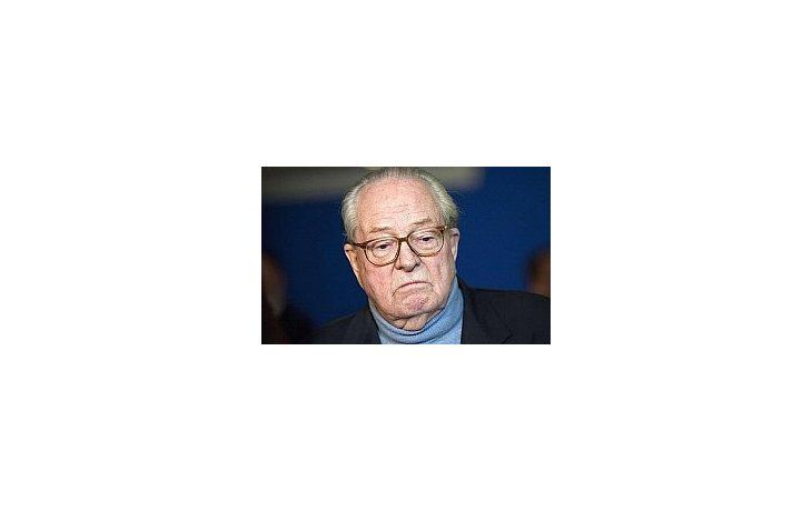 El fundador del partido ultraderechista francés Frente Nacional (FN), Jean-Marie Le Pen.