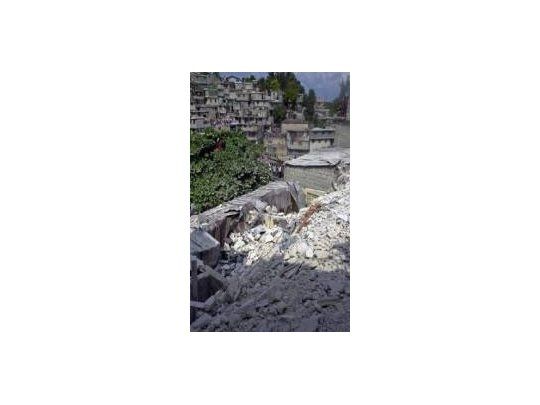 La ciudad de Puerto Príncipe fue la más castigada por la catástrofe.