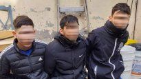 La banda de Los Nenes, detenidos este martes en Beccar, partido de San Isidro.