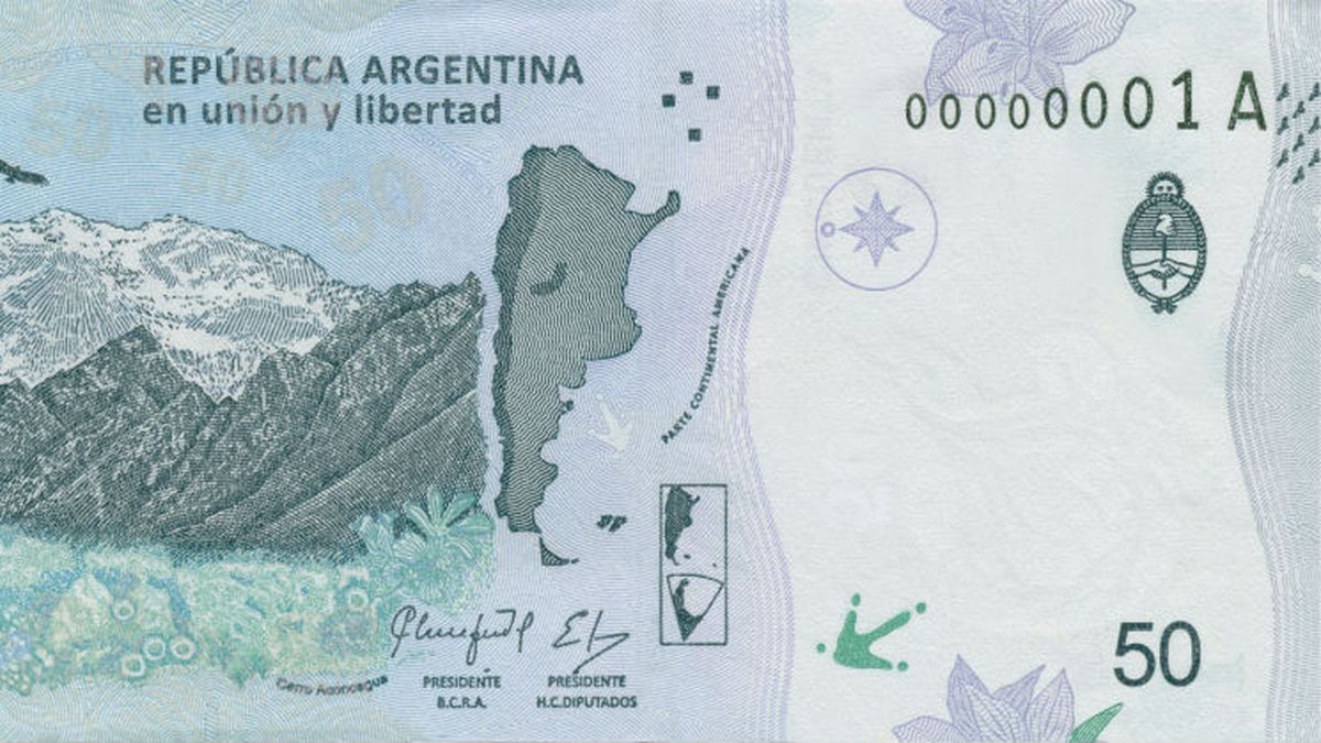 The 50 peso condor bill with an error that sells for 2 million