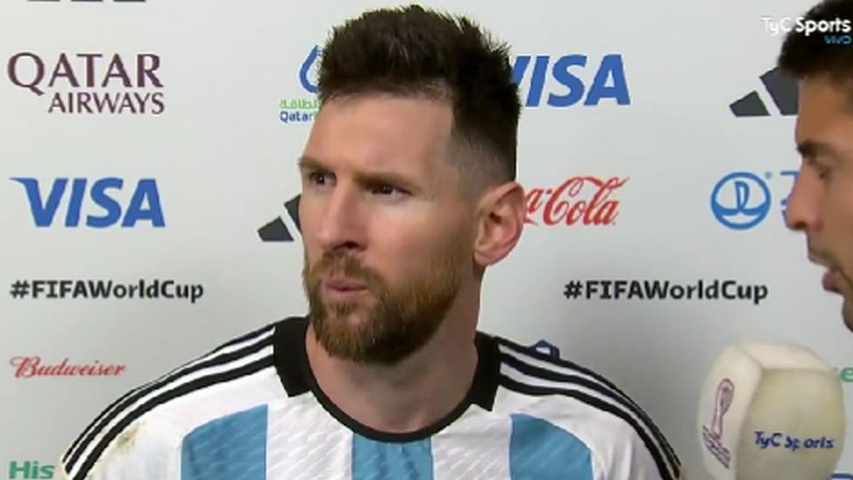 "¿Qué mirás, bobo?": el fuerte cruce de Messi al final del partido