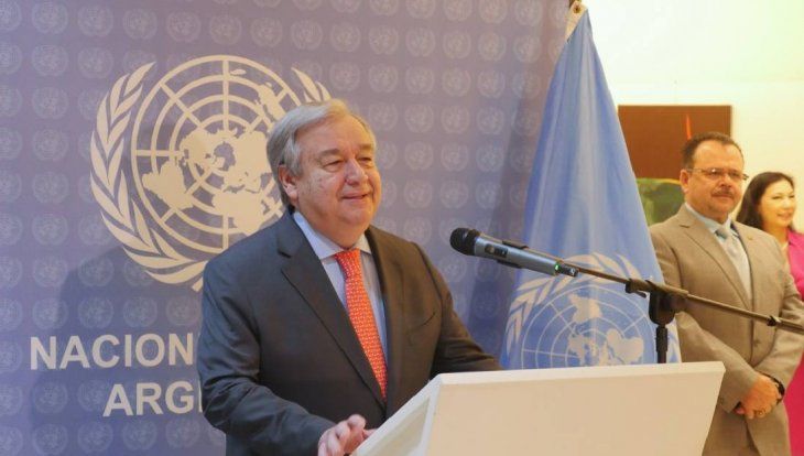 António Guterres, secretario general de la Organización de Naciones Unidas.