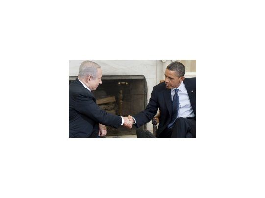 El premier israelí, Benjamin Netanyahu, junto al presidente de EEUU, Barack Obama.