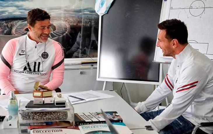 mauricio pochettino sobre messi: esta al mismo nivel que maradona