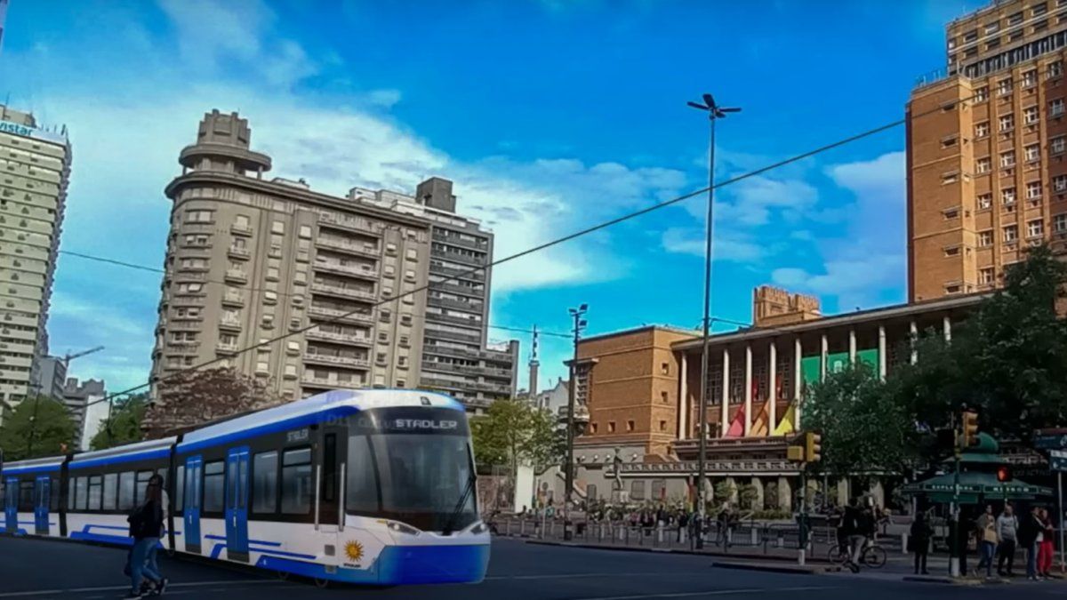 Will the Montevideo-Canelones tram train be able to join the Central Railway?