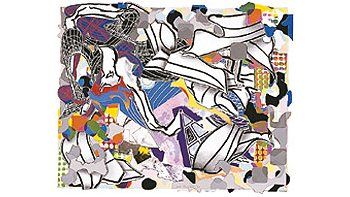 ámbito.com | Una de las 25 obras de gran tamaño que integran «MobyDick», la muestra del extraordinario artista estadounidenseFrank Stella que se exhibe en el Malba.