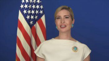 Ivanka Trump, en el discurso que hab&iacute;a grabado para la universidad.&nbsp;