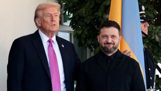 Zelenski acudió a Trump para fortalecer el sistema de defensa ucraniano. Zelenski acudió a Trump para fortalecer el sistema de defensa ucraniano.