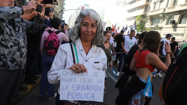 Este miércoles se llevó adelante la Marcha Federal Universitaria en defensa de las universidades públicas.