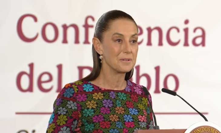 Claudia Sheinbaum en la Mañanera de este miércoles. Claudia Sheinbaum en la Mañanera de este miércoles.
