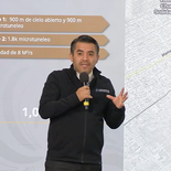 Efraín Morales, titular de la Conagua, en la Mañanera del Pueblo. Efraín Morales, titular de la Conagua, en la Mañanera del Pueblo.