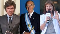 Javier Milei, Fernando De la Rúa y Patricia Bullrich.&nbsp;