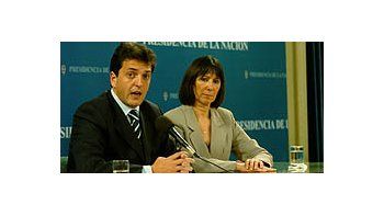 El anuncio fue formulado por la ministra de Economía, Felisa Miceli, y el titular del ANSES, Sergio Massa.