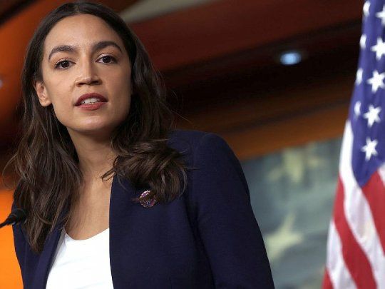 Alexandria Ocasio-Cortez, una de la leglisladoras de EEUU que apoyó el reclamo argentino.