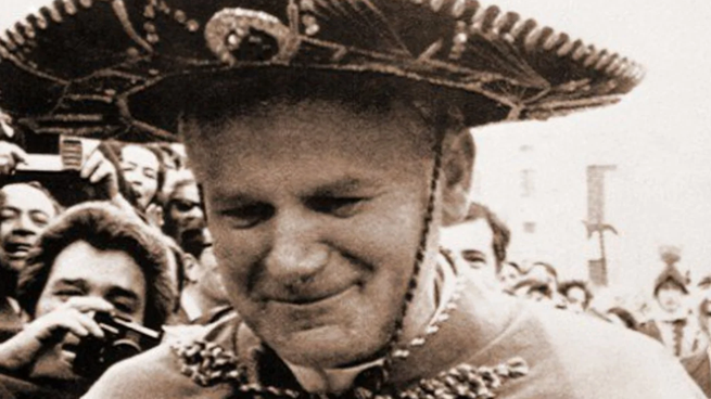 El papa Juan Pablo II visita México por primera vez en 1979.&nbsp;