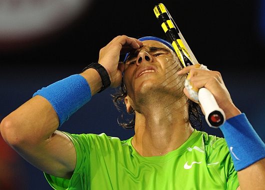 Con el uno no se puede. Nadal hizo frente a la potencia del serbio, pero no pudo vulnerarlo.
