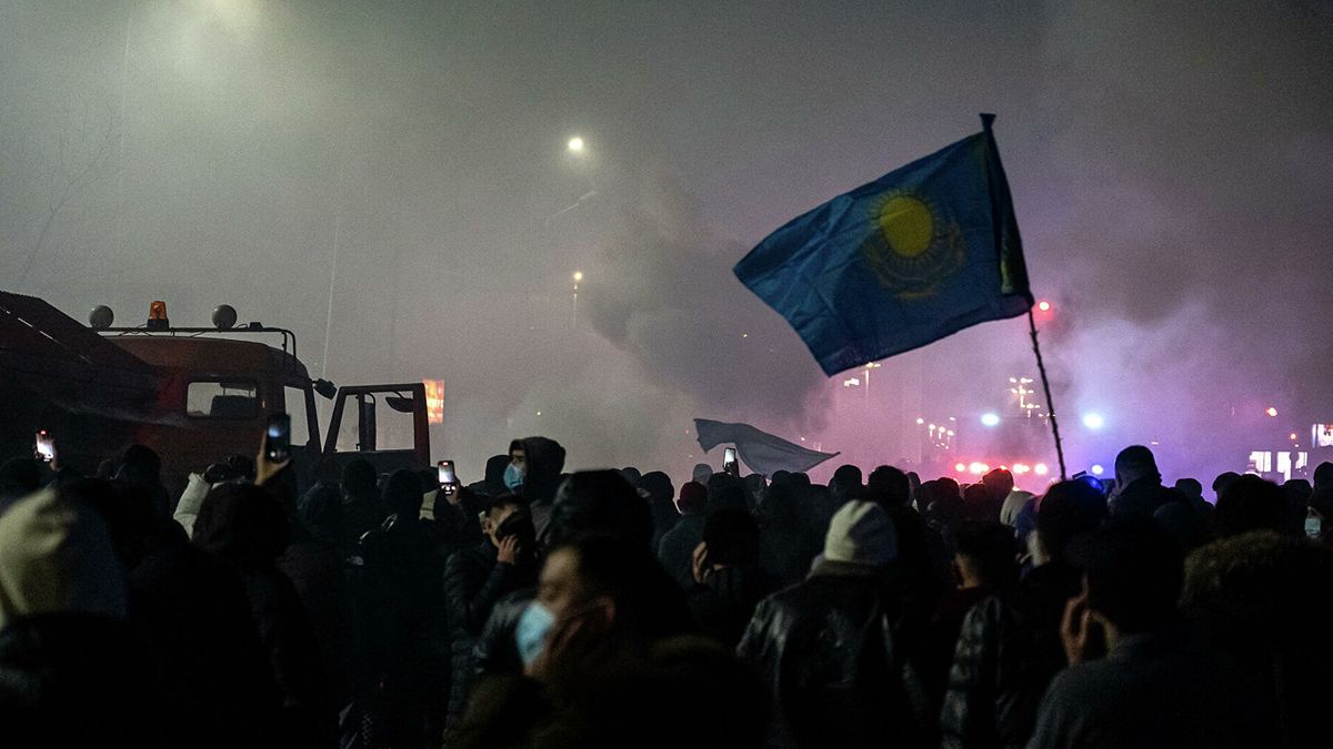 Kazakhstan President Threatens Firm Response to Gas Protests