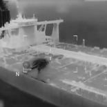 Primeras imágenes de la captura del barco Bella 1. Primeras imágenes de la captura del barco Bella 1.