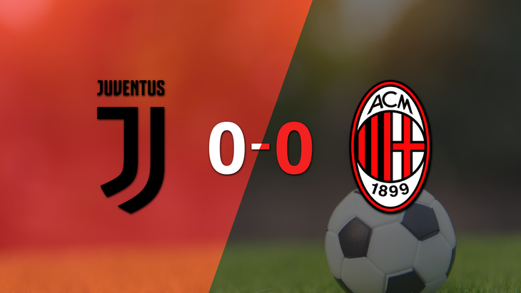 Juventus y Milan empataron sin goles