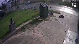 El hecho fue captado por las cámaras de seguridad.&nbsp;