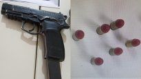 La policía secuestró un arma marca Bersa calibre 9mm.&nbsp;