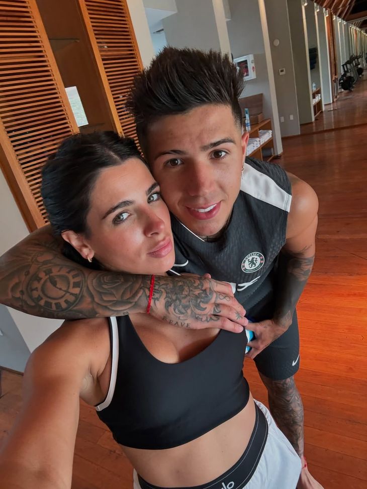 Valentina Cervantes juntó al futbolista del Chelsea, Enzo Fernández. Valentina Cervantes juntó al futbolista del Chelsea, Enzo Fernández.