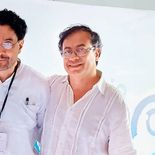 Ante la victoria opositora en primera vuelta, el presidente colombiano Gustavo Petro y el candidato oficialista Iván Cepeda han decidido posponer la iniciativa de una Asamblea Constituyente. Ante la victoria opositora en primera vuelta, el presidente colombiano Gustavo Petro y el candidato oficialista Iván Cepeda han decidido posponer la iniciativa de una Asamblea Constituyente.