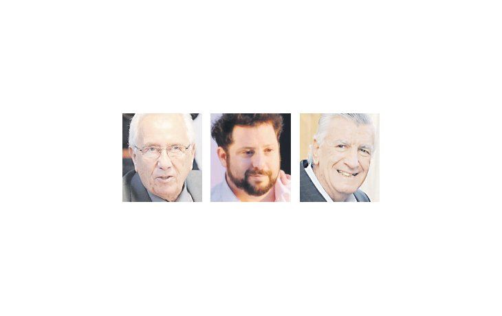 Héctor Recalde, José Ottavis y José Luis Gioja