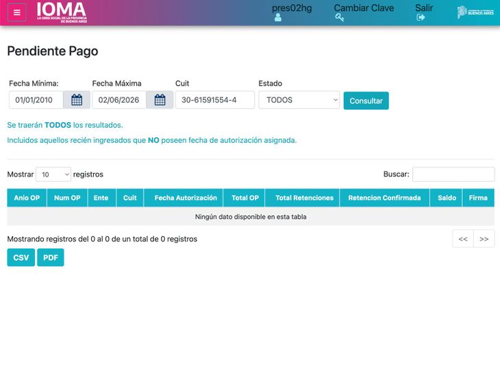Registros de IOMA a los que accedió Ámbito. Registros de IOMA a los que accedió Ámbito.
