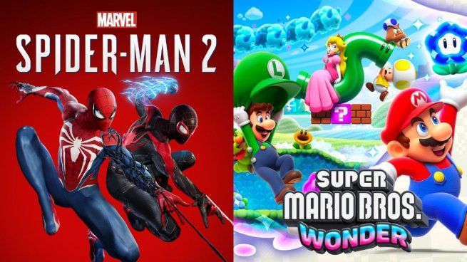 Super fin de semana gamer: ya están disponibles Super Mario Bros. Wonder y Spider-Man 2.