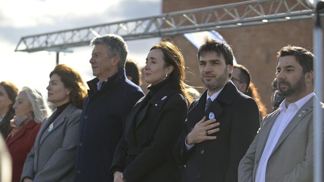 Victoria Villarruel e Ignacio Torres, juntos en Chubut.