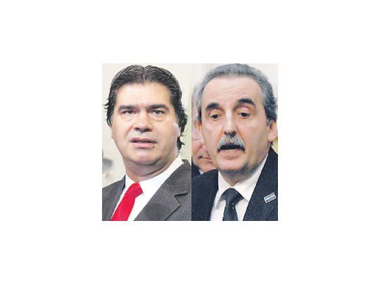 Jorge Capitanich y Guillermo Moreno